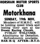Horsham Motor Sports Club - Motorkhana