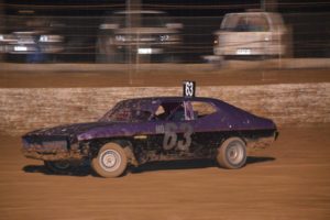 BACK ON TRACK: Alison Chrystie returns to Blue Ribbon Raceway in her XB Falcon Sedan. Picture: MARK COWIN