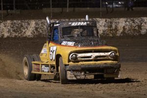 CIRCLE WORK: Luke James celebrates a final race win with a series of 'Donuts' PHOTO: Emma Bansemer