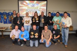 2016 CHAMPIONS: Back Row: Fletcher Mills, Dean Thomas, Jade Olds, Kathryn Jackson, Steve Ellis, Steve Hateley, Adam Mckenzie, Jock Baker Front Row: Graham Gerlach, Mark Both, Luke James, Jamie Collins, Adrian Christian