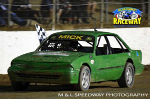 UNBEATABLE: Mick Boyle was unstoppable winning all of the Three Litre Sedan Races. PHOTO: M&L Speedway Photography
