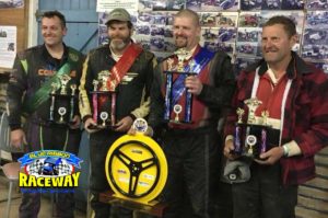 KEV'S CHALLENGE: (L-R) 3rd Clint Baker, 2nd Jock Baker, 1st Mark McDonald, 4th Dean Baker